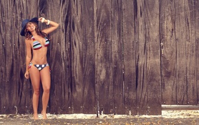 girl, bikini, Melissa Giraldo, model