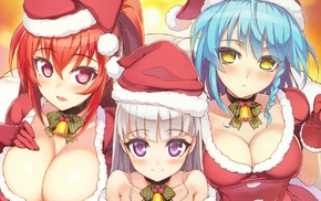 Naruse Maria, Christmas, Maria Naruse, Naruse Mio, anime, Shinmai Maou no Testament