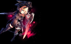 anime girls, sword