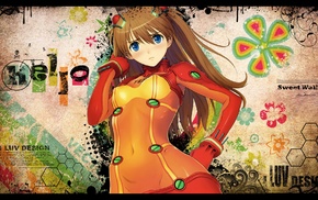 anime girls, Asuka Langley Soryu, colorful, anime, Neon Genesis Evangelion