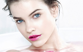 brunette, Barbara Palvin, girl, blue eyes