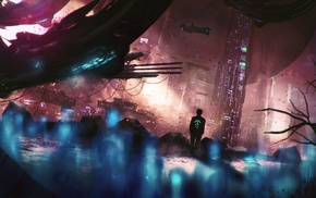 futuristic, artwork, science fiction