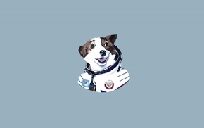 minimalism, Astronauta, dog