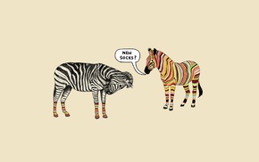 zebras, minimalism