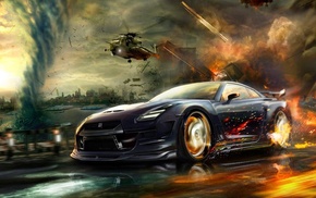 artwork, Need for Speed No Limits, fantasy art, video games, rally cars, racer