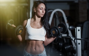 girl, sports, model