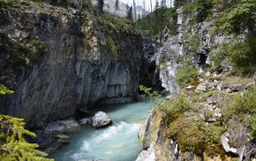 landscape, river, nature