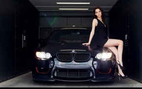 BMW M3, car, BMW, girl