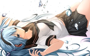 anime girls, Vocaloid, Hatsune Miku, blue hair