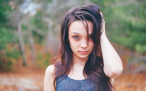 model, forest, girl, girl outdoors, Hipster Photography, eyes