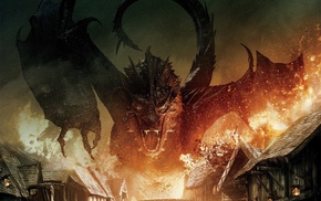 dragon, The Hobbit The Battle of the Five Armies, Smaug