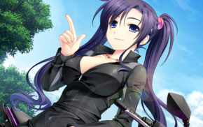 anime girls, long hair