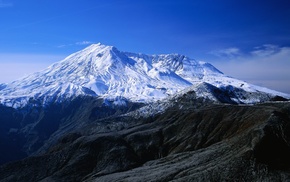 nature, mountain, landscape, snow