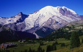 landscape, snow, nature, mountain