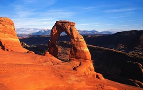 rock formation, landscape