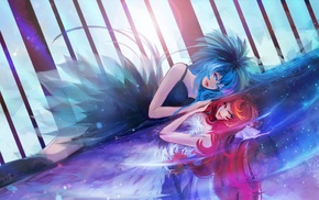 blue hair