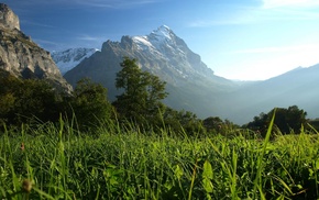 sky, mountain