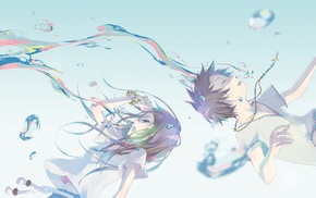 anime, underwater