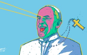 religion, drawing, pope