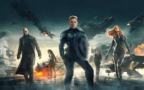 Black Widow, Captain America The Winter Soldier, Captain America, Chris Evans