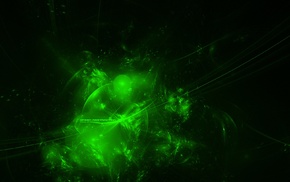 green, abstract