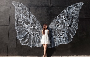 angel, model, girl