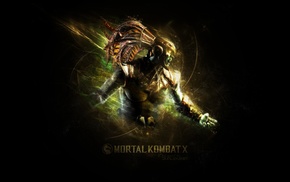 Mortal Kombat X, simple background, video games, Mortal Kombat, Kotal Kahn