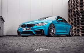 BMW, JP Performance, car, BMW M4, blue cars