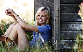 blue eyes, Malin Akerman, girl, blonde