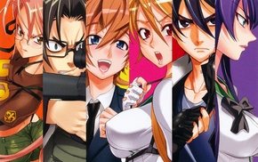 Miyamoto Rei, Takagi Saya, Komuro Takashi, Highschool of the Dead, Kouta Hirano, anime