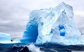iceberg, nature, ice, landscape