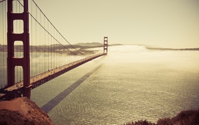 California, USA, Golden Gate Bridge, bridge