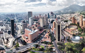 skyscraper, Bogota, cityscape, colombia, city