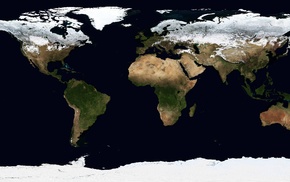 Earth, map