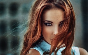 Georgiy Chernyadyev, airbrushed, model, redhead, Alla Berger, girl