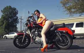 girl, Noelle Easton, ass, bbw, motorcycle