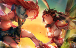 anime girls, artwork