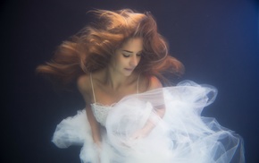 underwater, girl