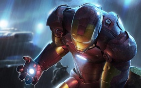 fantasy art, digital art, Iron Man