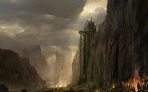 Guild Wars, landscape, drawing, fantasy art