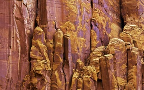 rock formation, nature, orange, cliff, rock