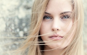 model, blue eyes, blonde