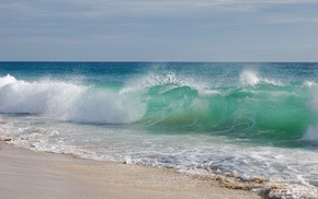 waves, nature, sea