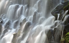landscape, nature, waterfall