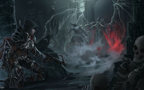 fantasy art, video games, Diablo, digital art, Diablo III