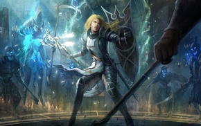 digital art, Diablo, fantasy art, crusaders, video games, Diablo III