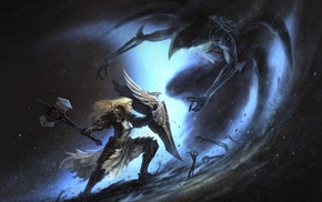 Diablo III, fantasy art, Diablo, video games, digital art