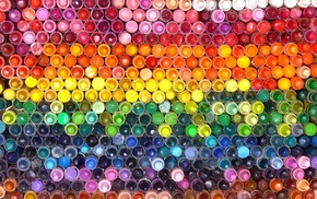 simple background, crayons, colorful