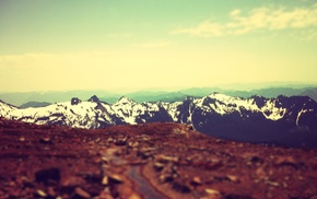 mountain, landscape, nature