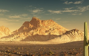 desert, nature, mountain